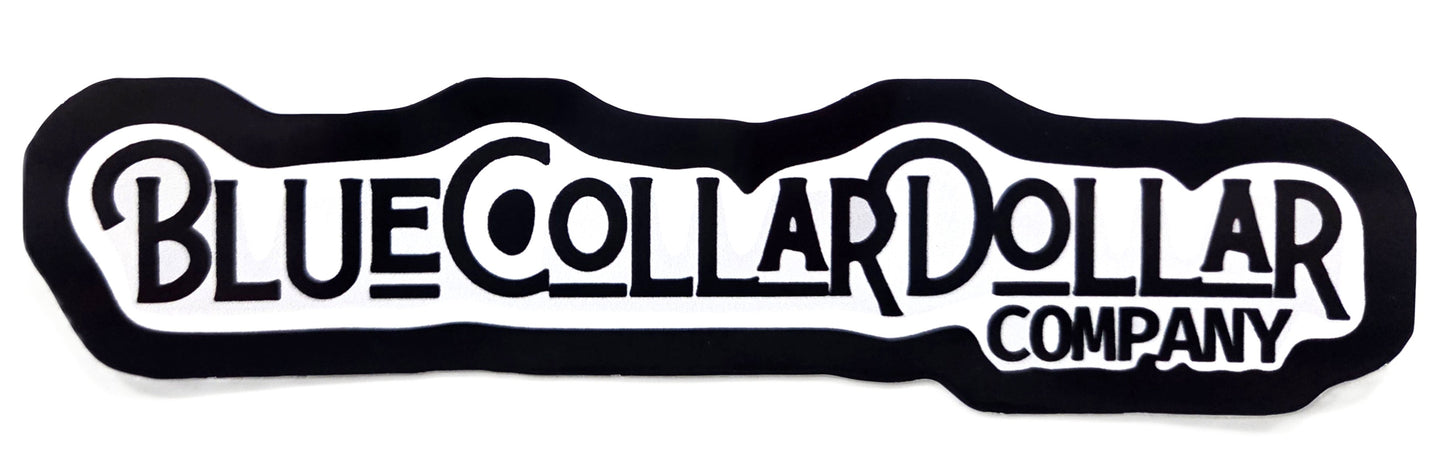 STICKER - Blue Collar Dollar Logo