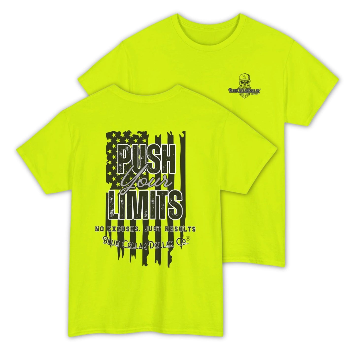Push Your Limits – Hi-Viz Safety Work Shirt