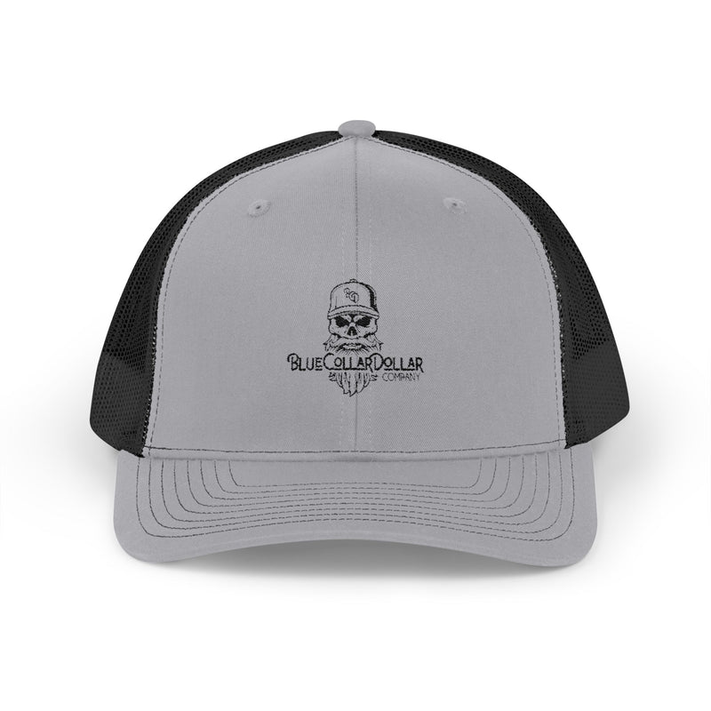 Embroidered "Blue Collar Dollar Logo" Black Stitch - Richardson 112 Snapback Trucker Hat