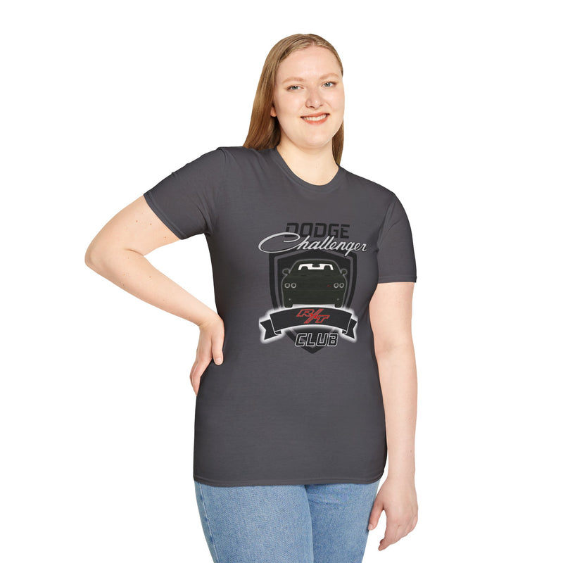 CUSTOM: BLACK SHAKER HOOD - Dodge Challenger R/T Club Shirt