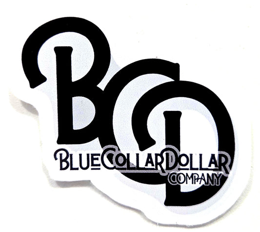STICKER - Blue Collar Dollar Simple Logo