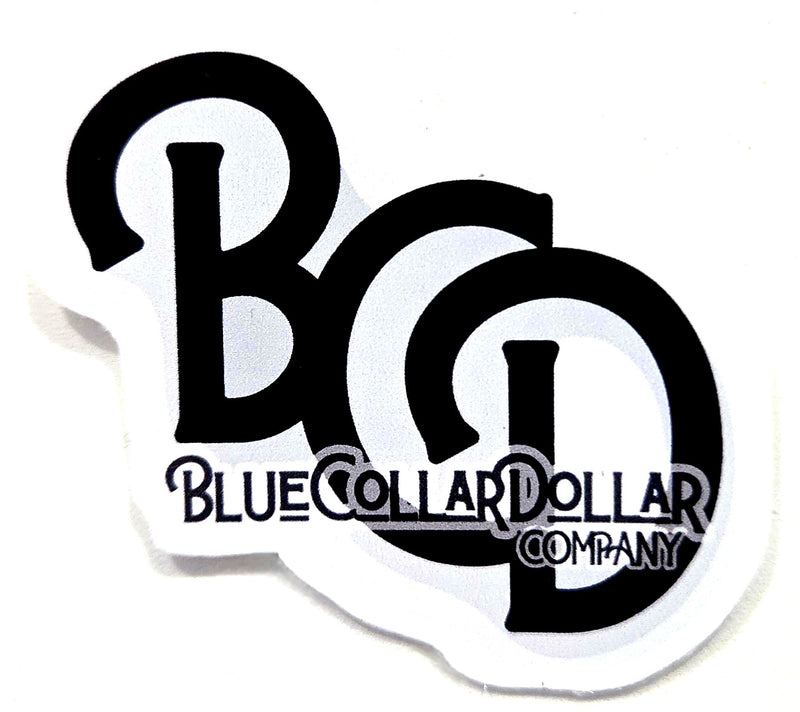 STICKER - Blue Collar Dollar Simple Logo