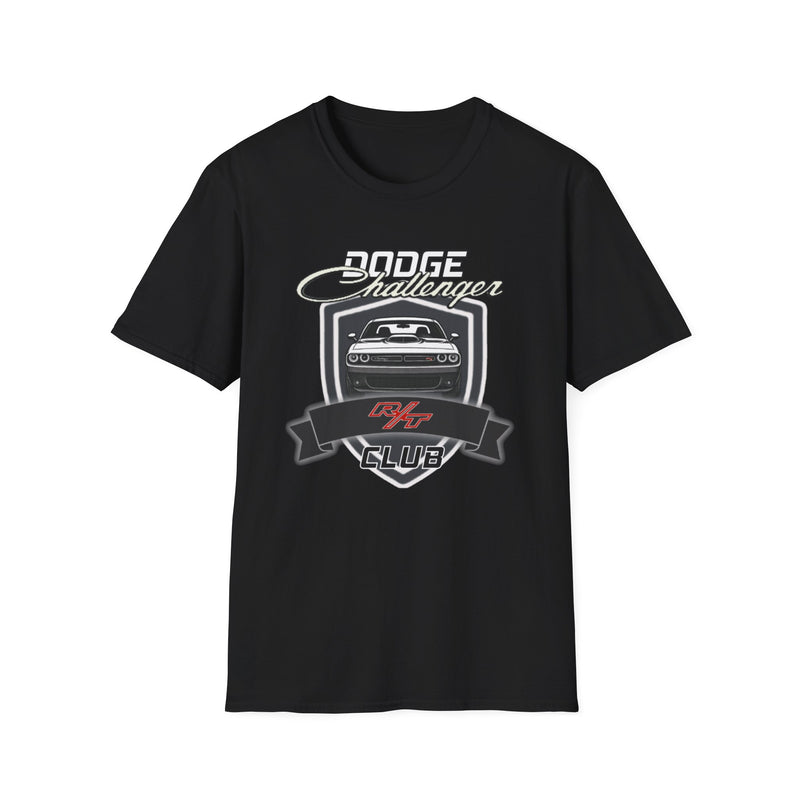 CUSTOM: WHITE SHAKER HOOD - Dodge Challenger R/T Club Shirt