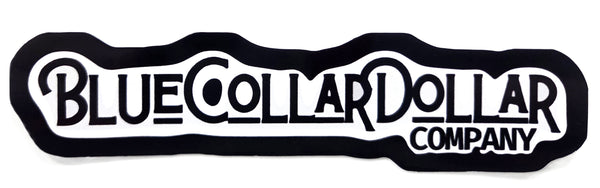 STICKER - Blue Collar Dollar Logo