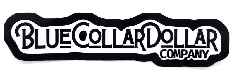 STICKER - Blue Collar Dollar Logo