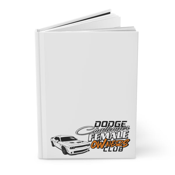 Car Club Logo Hardcover Journal Matte Notebook