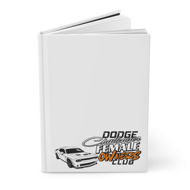 Car Club Logo Hardcover Journal Matte Notebook