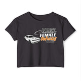 Crop Top - Dodge Challenger Female Owners Car Club Logo