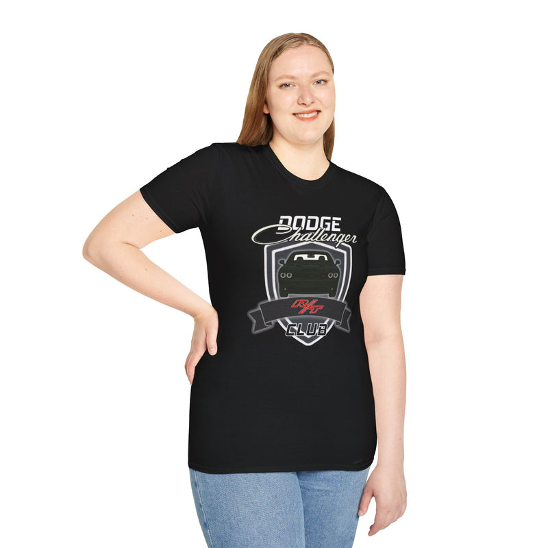 CUSTOM: BLACK SHAKER HOOD - Dodge Challenger R/T Club Shirt