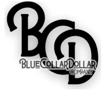 STICKER - Blue Collar Dollar Simple Logo