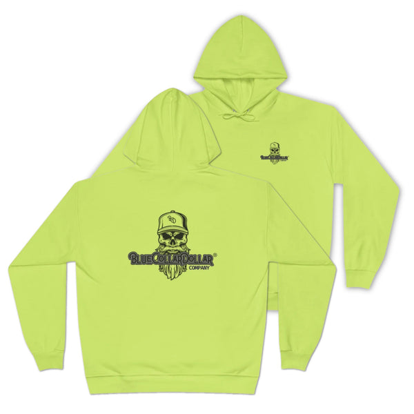 Blue Collar Dollar Logo Hi-Viz Safety Hoodie