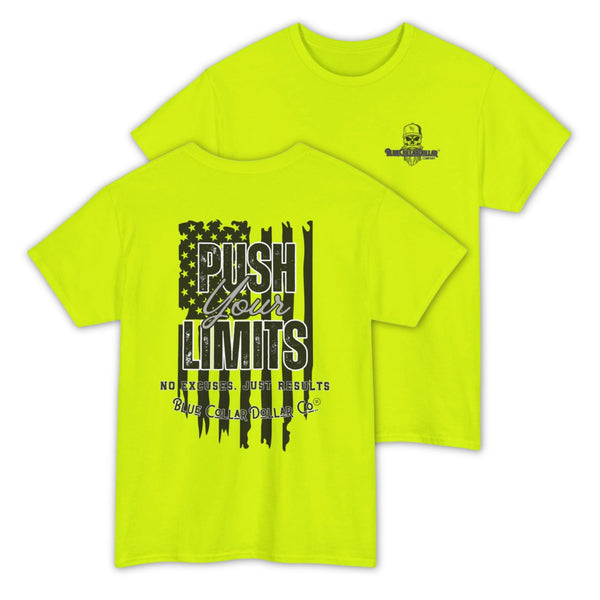 Push Your Limits – Hi-Viz Safety Work Shirt