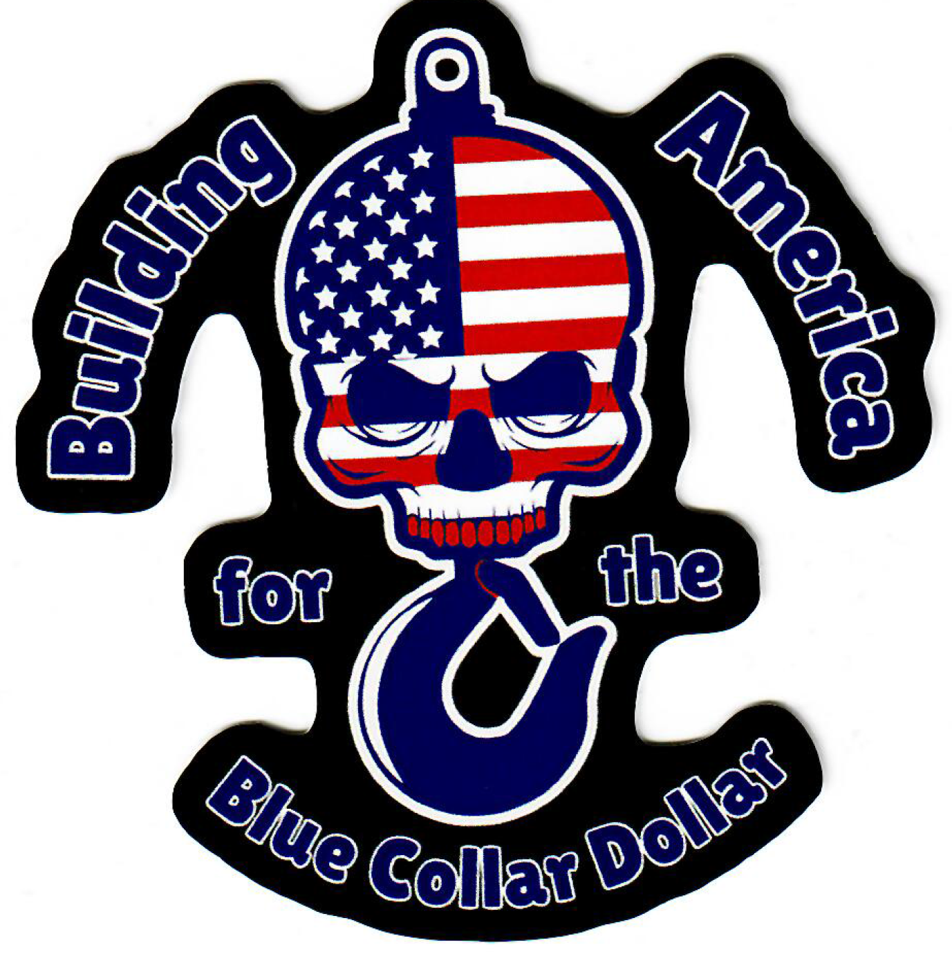 STICKER - Building America for the Blue Collar Dollar (Black)