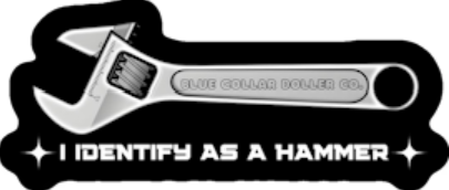 STICKER - I Identify As A Hammer