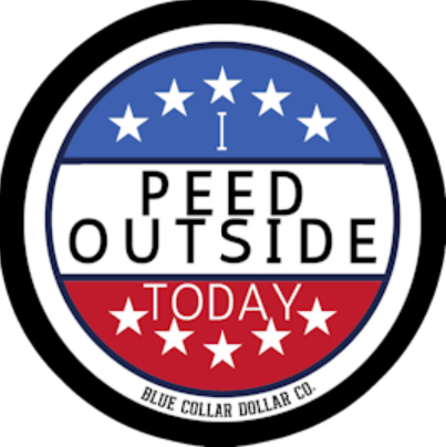 STICKER - I Peed Outside Today