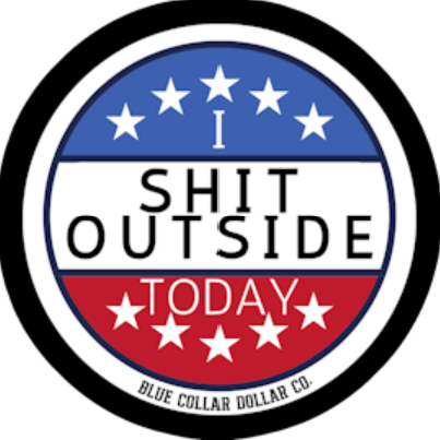 STICKER - I Shit Outside Today